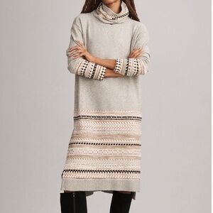 NWT! Daily Practice Anthropologie Turtleneck Sweater Dress Large
